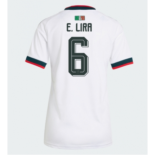 Billige Fotballdrakt Mexico Erik Lira #6 Replika Bortedrakt Dame VM 2026 Kortermet Billige Fotballdrakt Mexico Erik Lira #6 Replika Bortedrakt Dame VM 2026 Kortermet